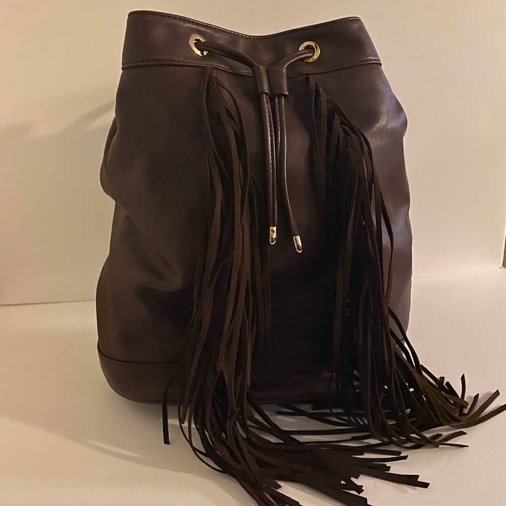 Faux leather Backpack